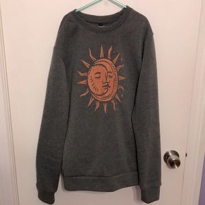 hollister sun and moon sweatshirt